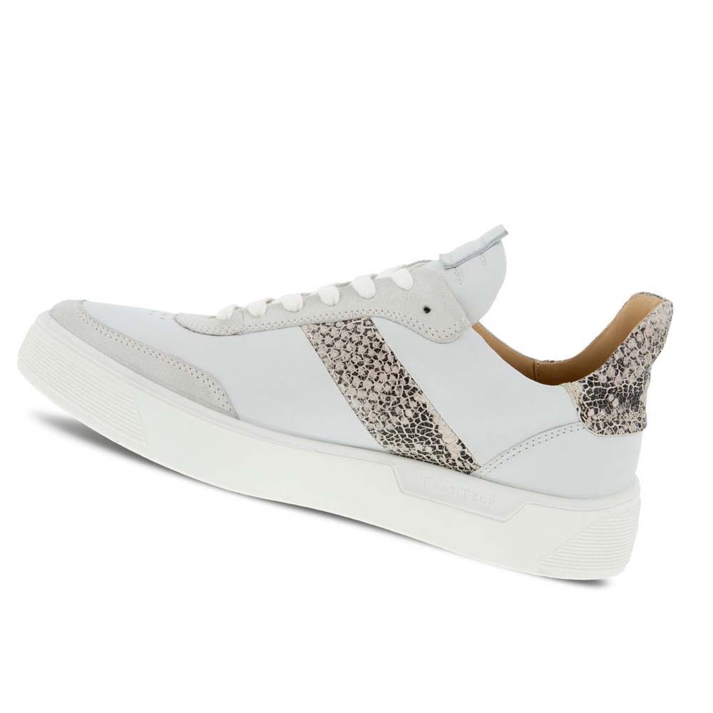 Ecco Street Tray Street Sneakers Dam Grå Vita | SE 262AHK